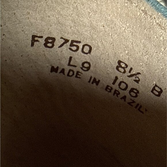 Cole Haan Light Blue Leather Open Toe Slide Sandals Womens Size 8.5 - Picture 5 of 10